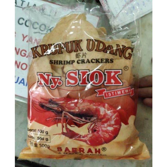 

Krupuk Udang Ny Siok 500g