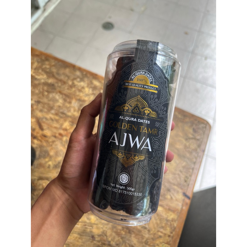 

Kurma Ajwa Golden Tamr 500 Gram - Al - Qura Dates
