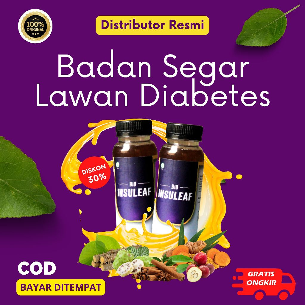 Bio insuleaf original menurunkan gula darah diabetes