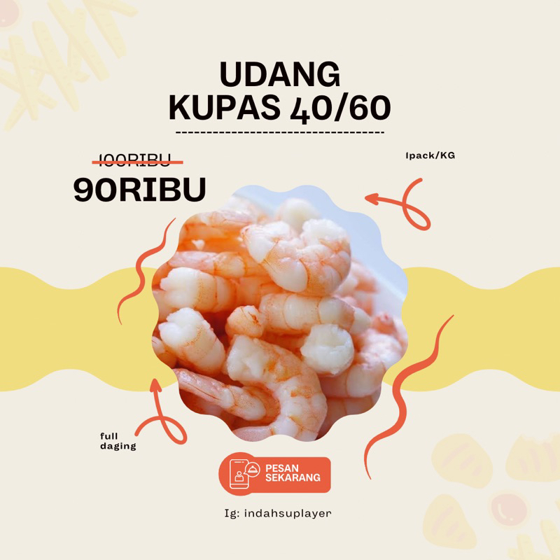 

Udang Kupas Laut Premium 40/60