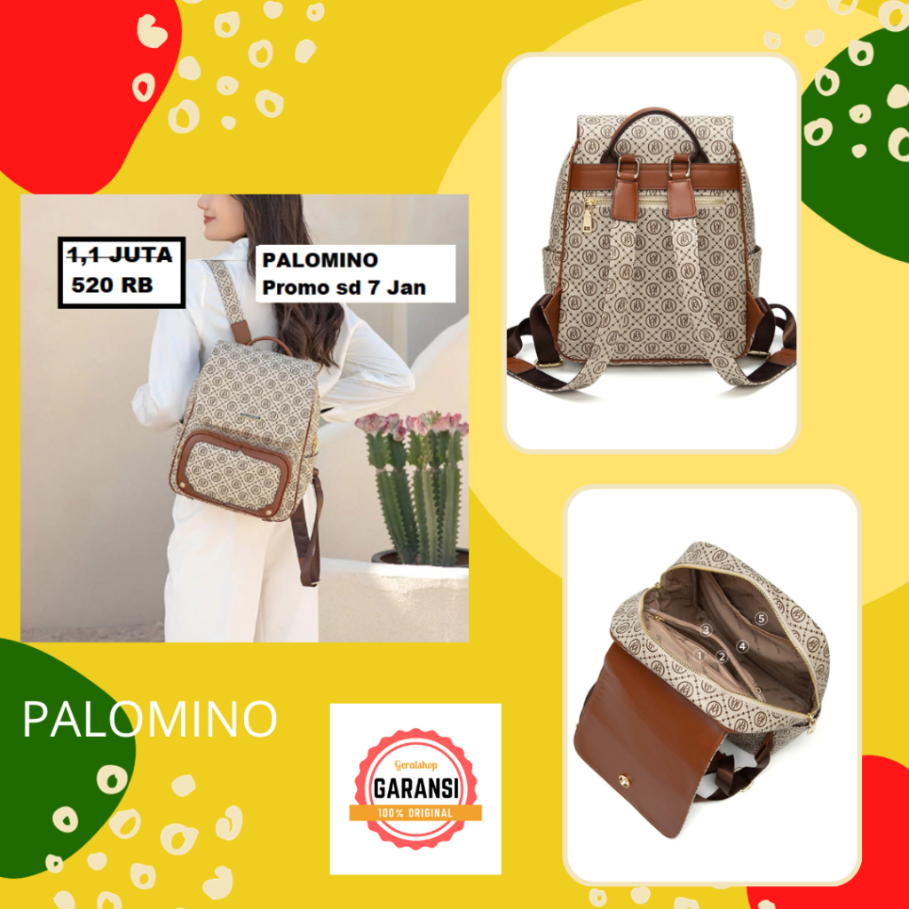 Tas ransel backpack wanita sale PALOMINO original store
