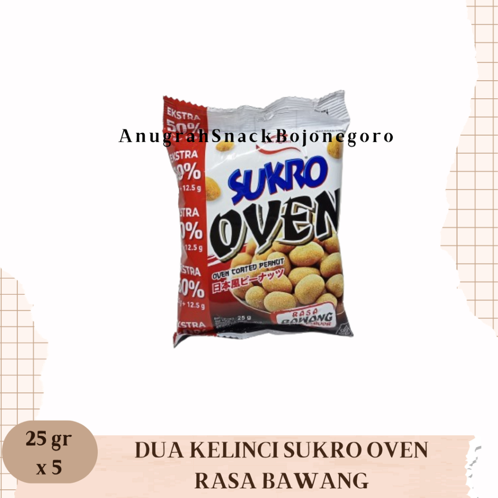 

Dua Kelinci Sukro Oven Rasa Bawang 25gr x 5