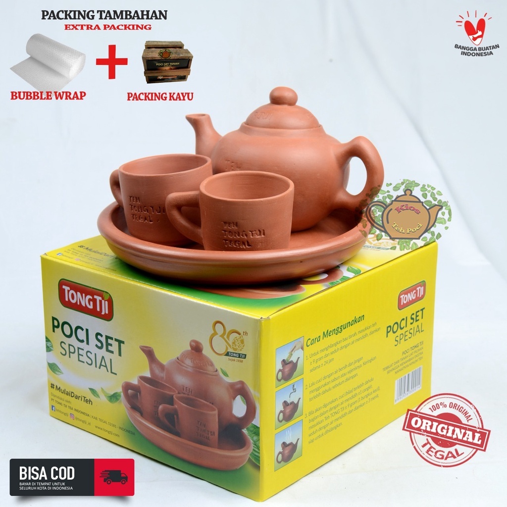 Poci Set Tanah Liat Spesial TONGJIE (set spesial)