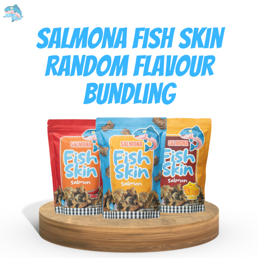 

Salmona Fish Skin Random Flavour 50 gr Bundling (3 Pcs)