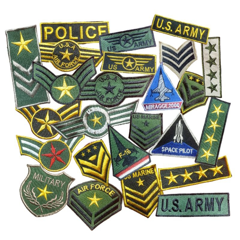patch bordir Us Army emblem embroidery militer