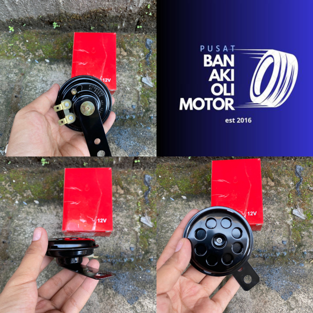 KLAKSON MOTOR KLAKSON STANDART 12VOLT RUI || KLAKSON MOTOR BEBEK, MATIC 12 VOLT MERK RUI