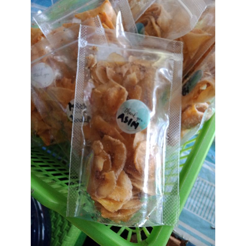 

Keripik pisang Asin