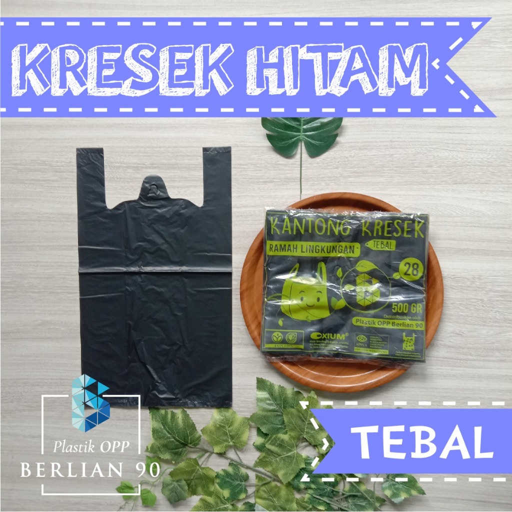 Kantong Kresek hitam Tebal 28 | Kantong Plastik | kantong plastik hitam | kantong kresek hitam | kan