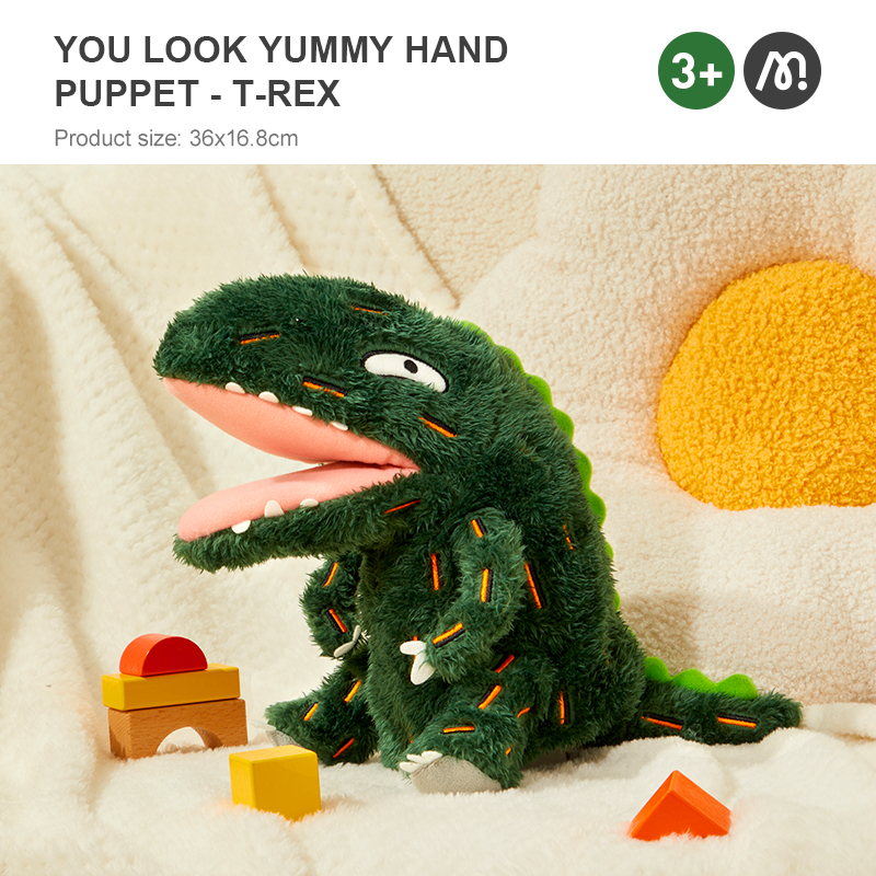 Mideer Dinosaur Hand Puppet T-Rex TRex Mainan Boneka Dino Dinosaurus Mainan Edukasi Anak Usia Umur 3