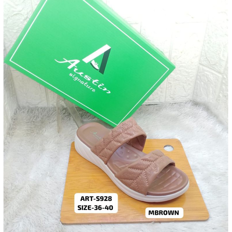 SANDAL FLAT IMPORT WANITA AUSTIN 928