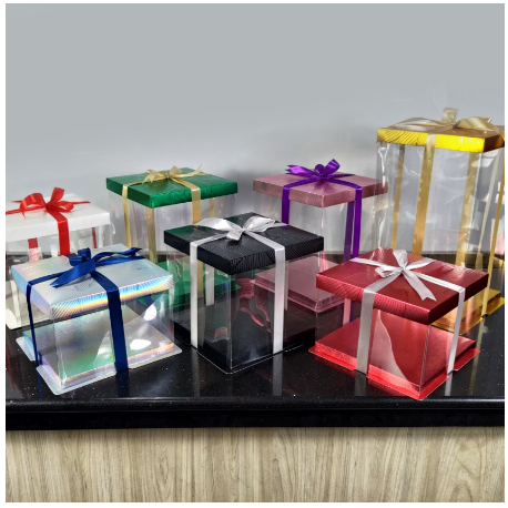 

Cake Box Mika Dus Kue Kotak Kue Transparant 30x30cm PET