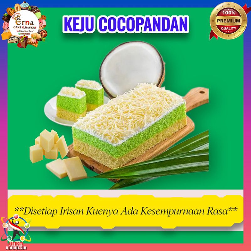 

BOLU KUKUS KEJU COCOPANDAN - Bolu Kukus Qualitas Terbaik - Kue Bolu - Bolu Cake - Bolu Kukus