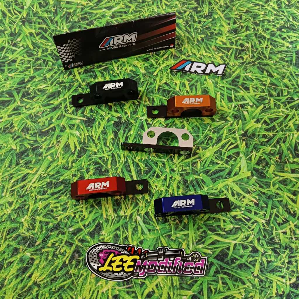 BRAKET SELANG REM ASLI CNC MEREK ARM UNIVERSAL PCX BEAT NMAX AEROX / BRAKET SELANG REM CNC ARM