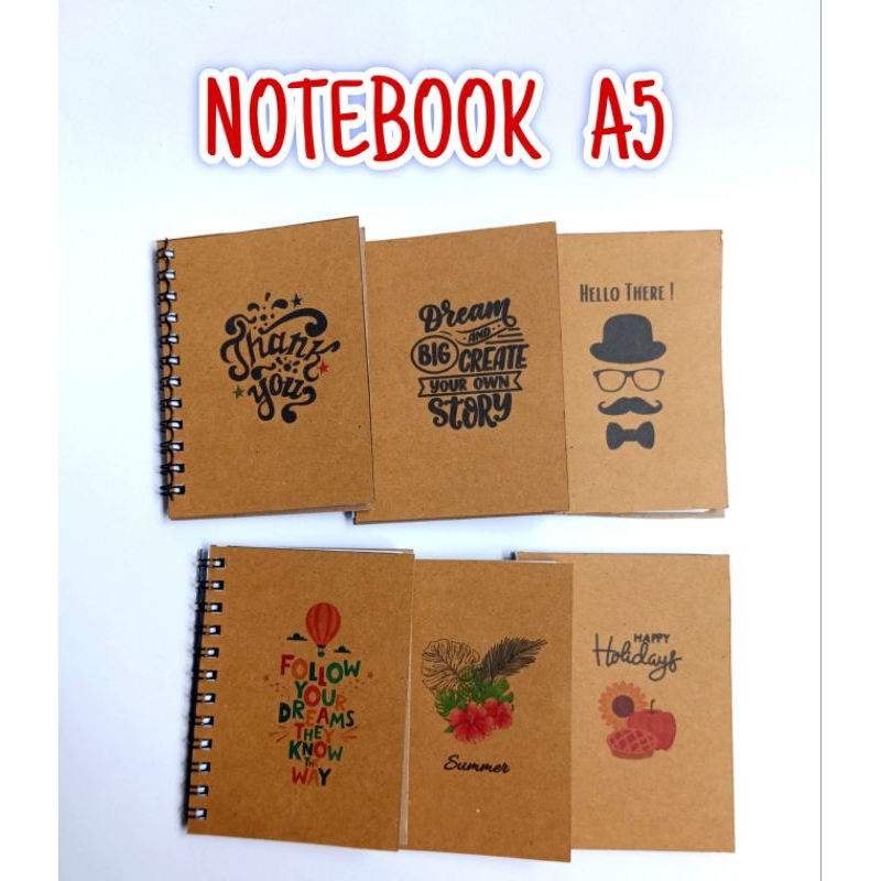 

NOTEBOOK A5 | NOTEBOOK | NOTEPAD | SCRAPBOOK | DIARY BOOK | BOOK | BUKU TULIS | BUKU