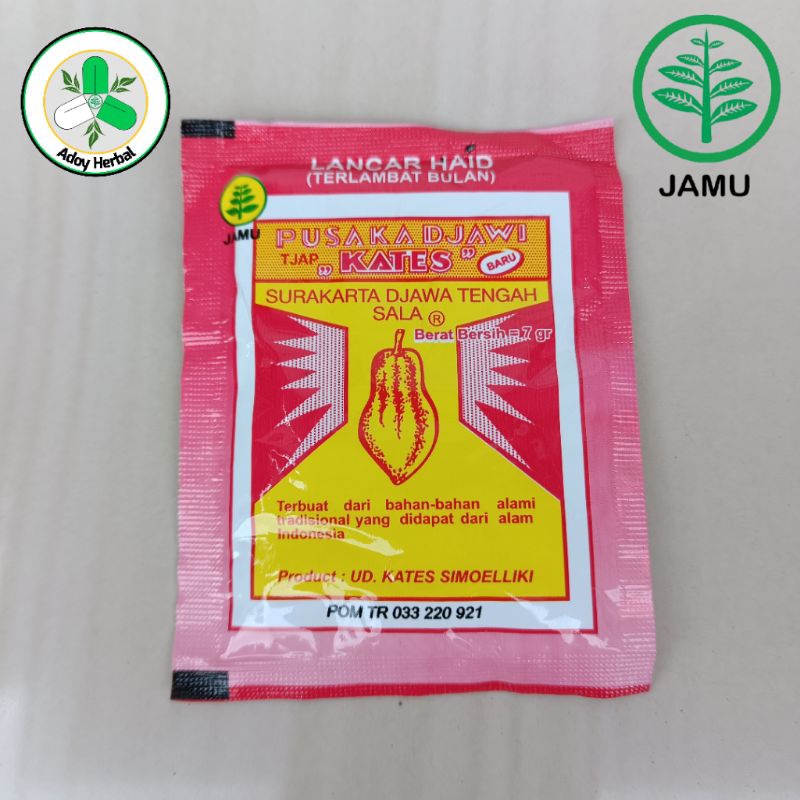 

jamu cap kates harga untuk 1 sachet