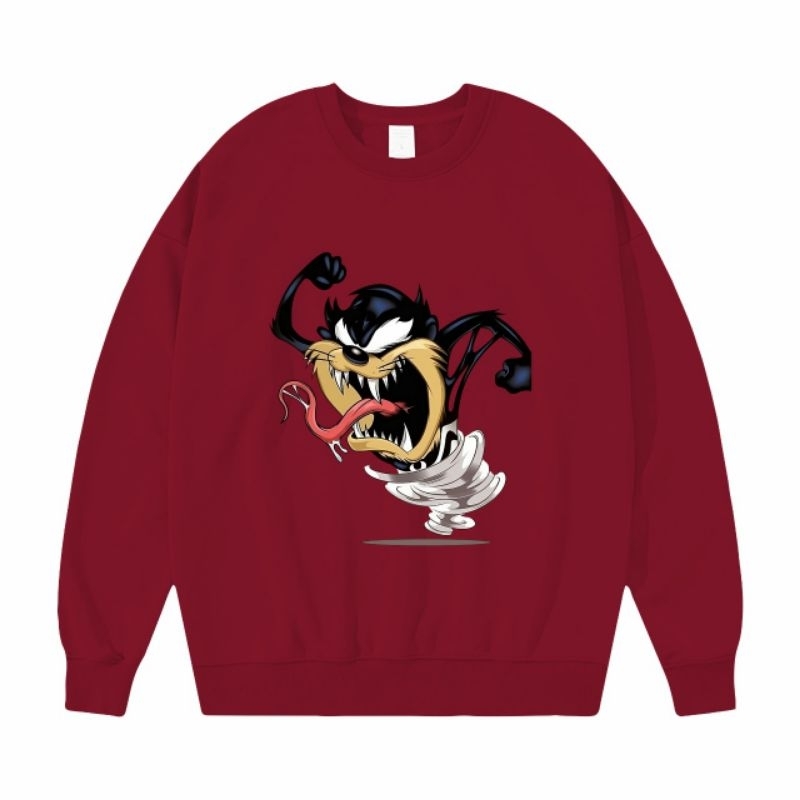 CREWNECK Anak Perempuan TAZMANIA 5-15Thn Jaket Anak Perempuan Sweater Anak Perempuan Tanggung