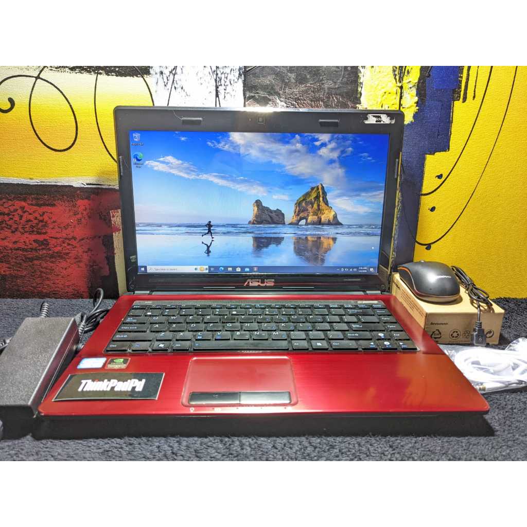 Laptop Gaming Desain Asus K43S Core i7 2670QM Nvidia Mulus