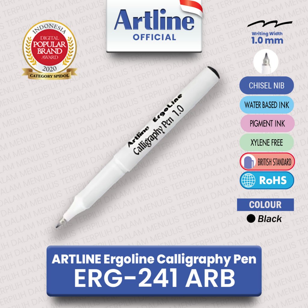 ARTLINE Ballpoint Ergoline Calligraphy Kaligrafi Lettering Pen Arabic 1 mm ERG-241 ARB
