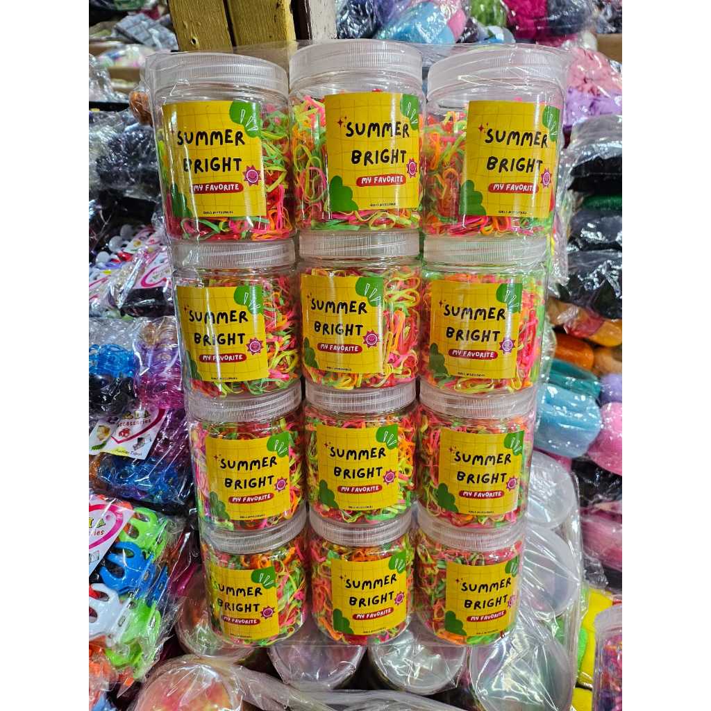 Karet Rambut Warna Warni / Karet Rambut Anak / Karet Rambut Anak Warna Warni