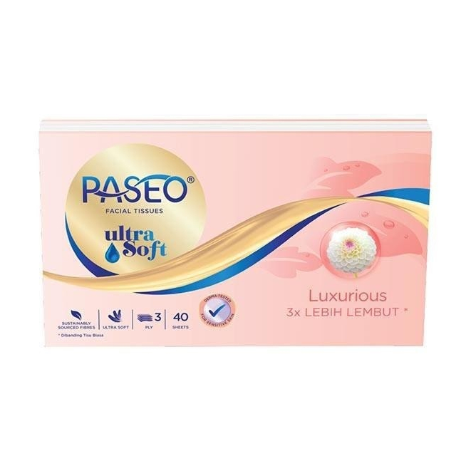 Paseo Ultrasoft Facial Travel Pack 40's