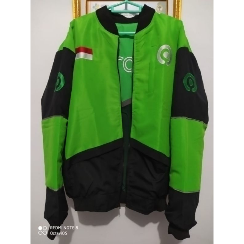 Jaket grab-gojek bolak balik