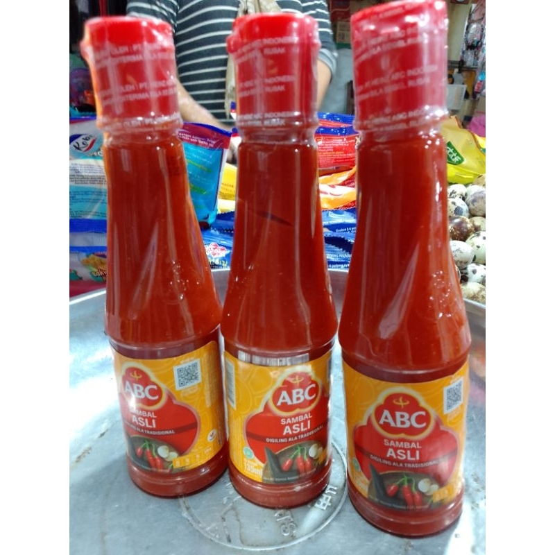 

Saos abc sambal asli botol 135ml