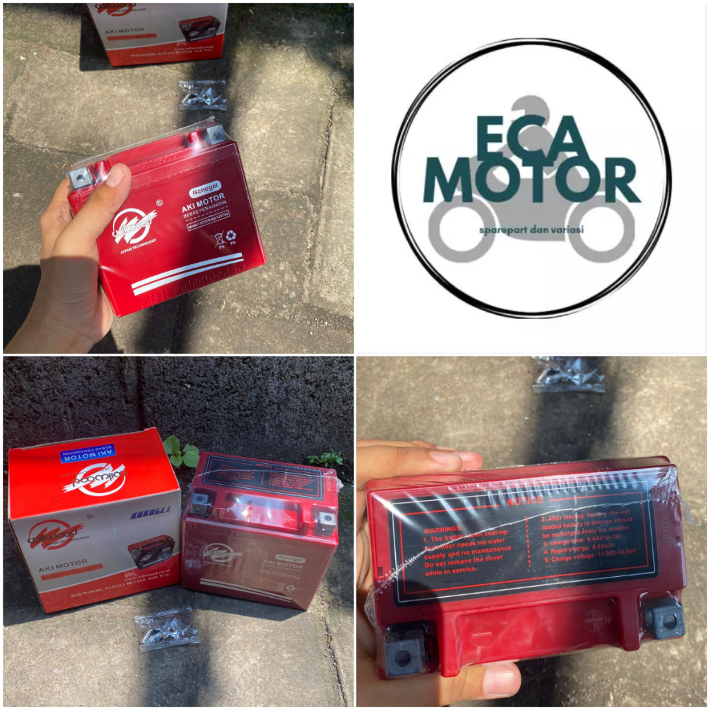 AKI WILWOOD GTZ7S 12V 7AH SATRIA FU VARIO 125 VARIO 150 || AKI KERING GTZ7S WILWOOD BUAT MOTOR VARIO