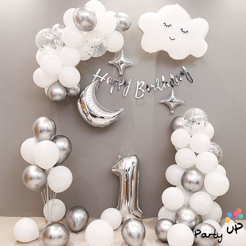 Paket Dekorasi Awan putih