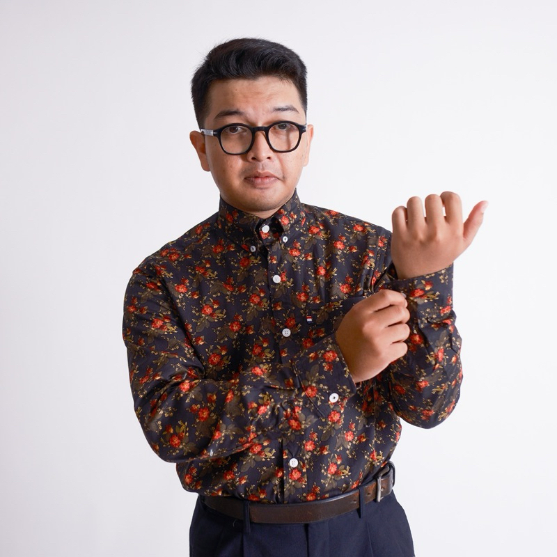 Long Sleeve The Roses Black red