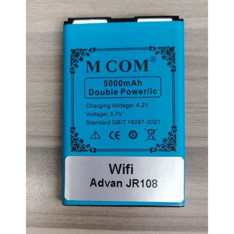 Battery Batere Batre Baterai Double Power Mcom Modem Wifi Advan JR-108 JR108