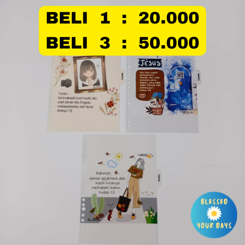 

PEMBATAS BINDER A5 - YUDAS + WAHYU