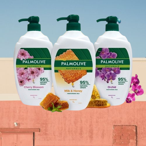Palmolive Body Wash Milk & Honey 1L / Palmolive Body Wash Cherry Blossom 1L / Palmolive Body Wash Or