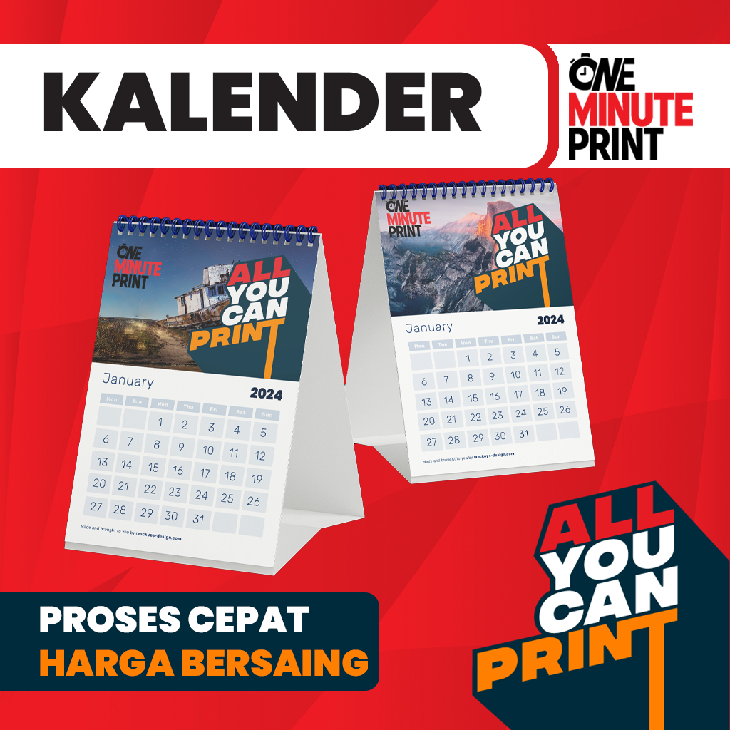 

Kalender Custom Print / Cetak Kalender - ONE MINUTE PRINT
