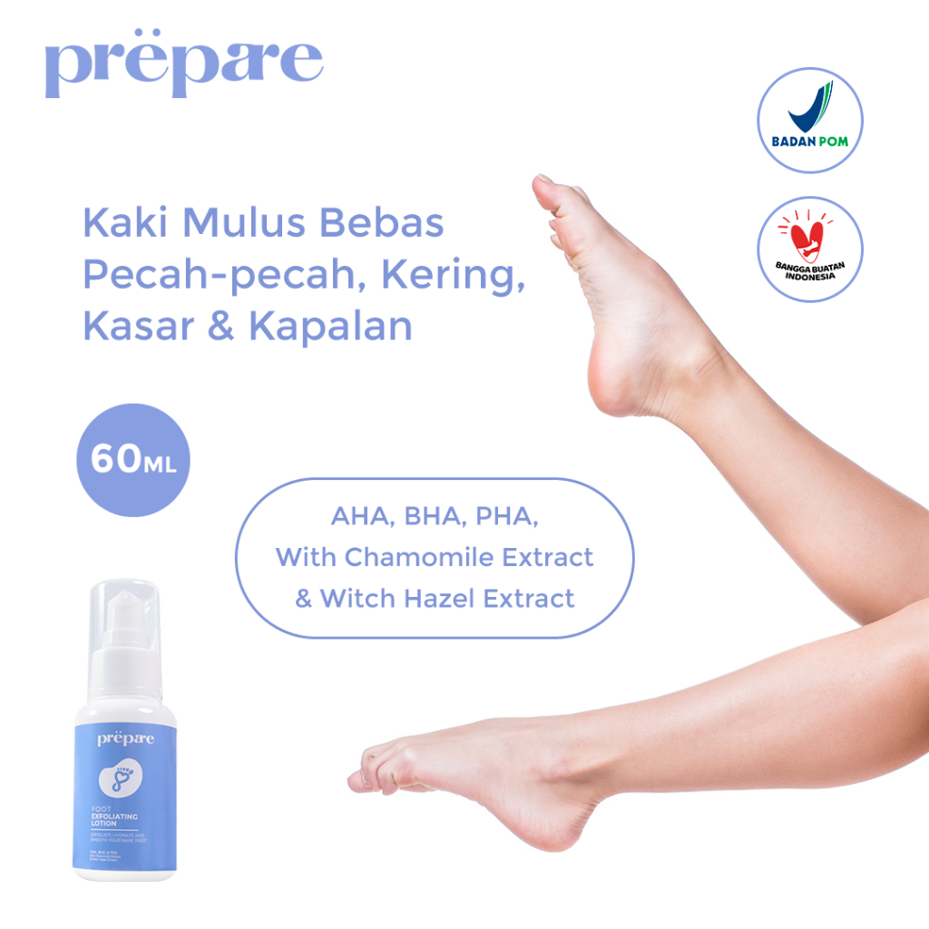 PREPARE Obat Jamur Kaki Krim Kaki Pecah dan Kering Penghalus Tumit Kaki Obat Kaki Pecah Pecah BPOM