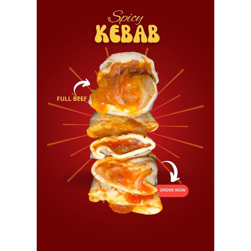 

Kebab Frozen Premium Full Daging isi 5