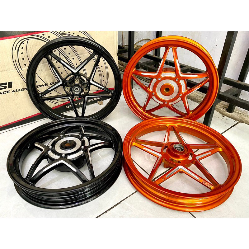 Velg Vrossi Bintang Vario110 125 150 160 Pcx CBU Scoopy Beat Spacy Genio Pelek Rossi Orbit gen 2/V2 