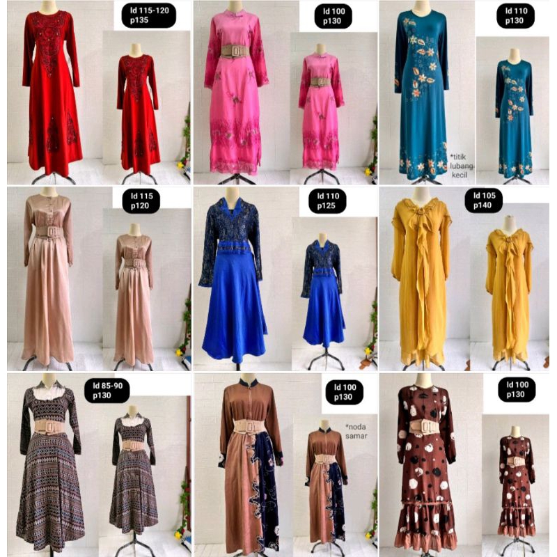 gamis pesta mewah elegan pl Rp45.000