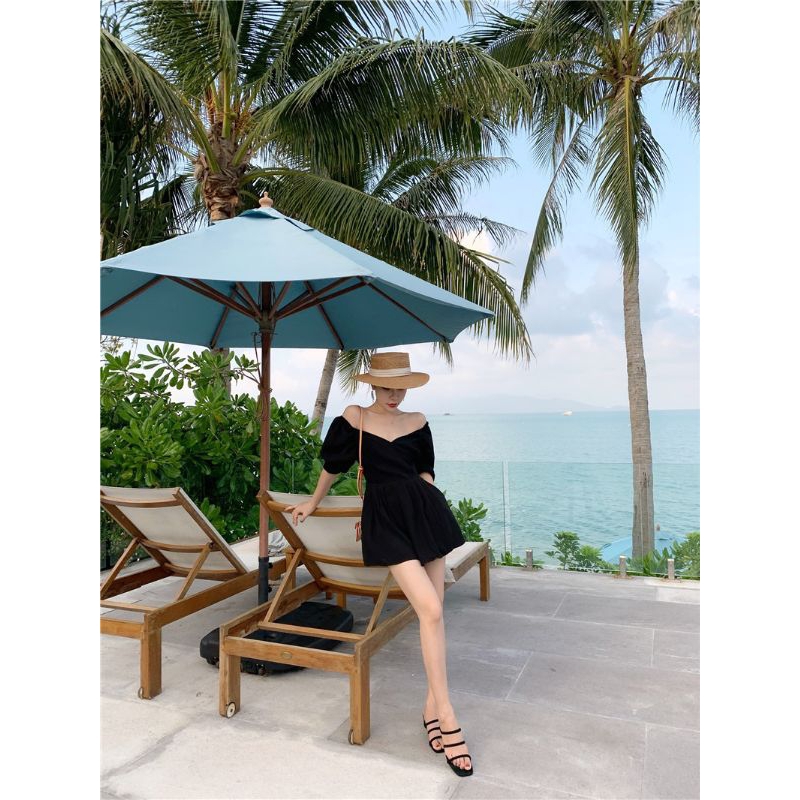 baju jumpsuit sabrina wanita import fashion korea big size jumbo - baju jumpsuit pantai wanita impor