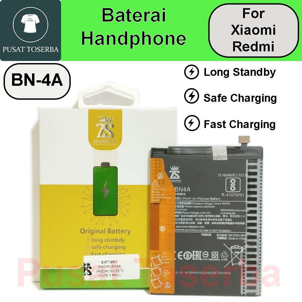 Baterai Xiaomi Redmi Note 7 / Note 7 Pro BN4A Zevan Double Power - Batre Battery Batrai BN-4A