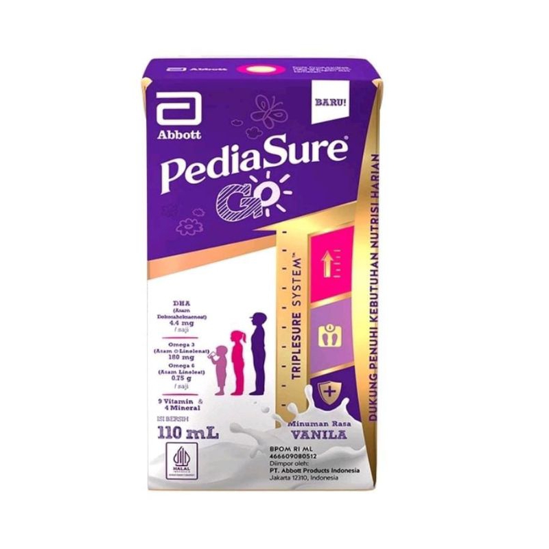 

PEDIASURE GO 110ML-NUTRISI UHT