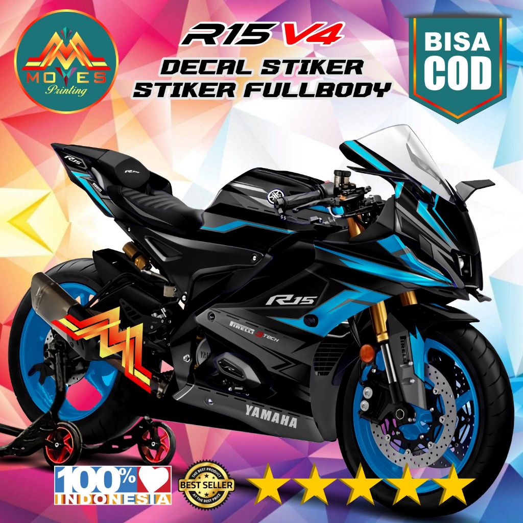 decal r15 v4 stiker motor r15 v4 full body decal variasi r15 v4 stiker motor yamaha r15 v4
