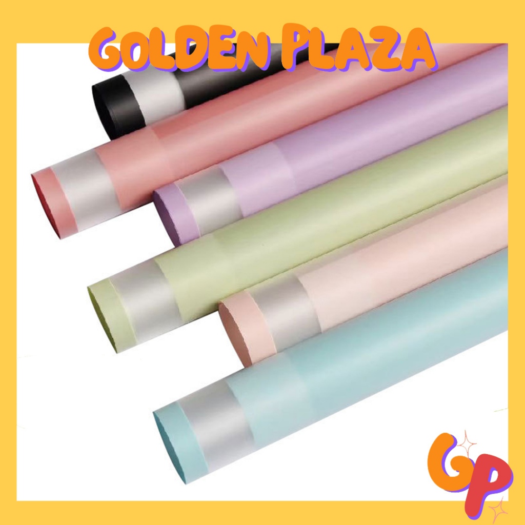 

Kertas Bucket Bunga List Transparan Pastel Flower Wrapping Paper Pastel KB6110