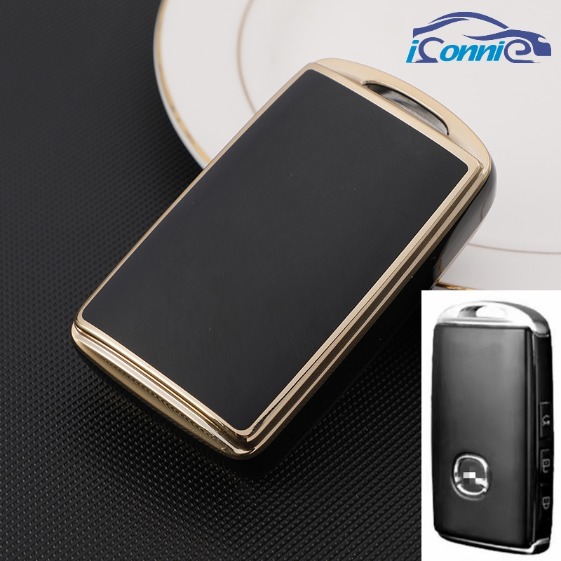 Iconnie Penutup Casing Kunci Pintar Mobil untuk Mazda Alexa CX-30 CX-3 CX-5 CX-7 CX-9 CX-4 3 Tombol 
