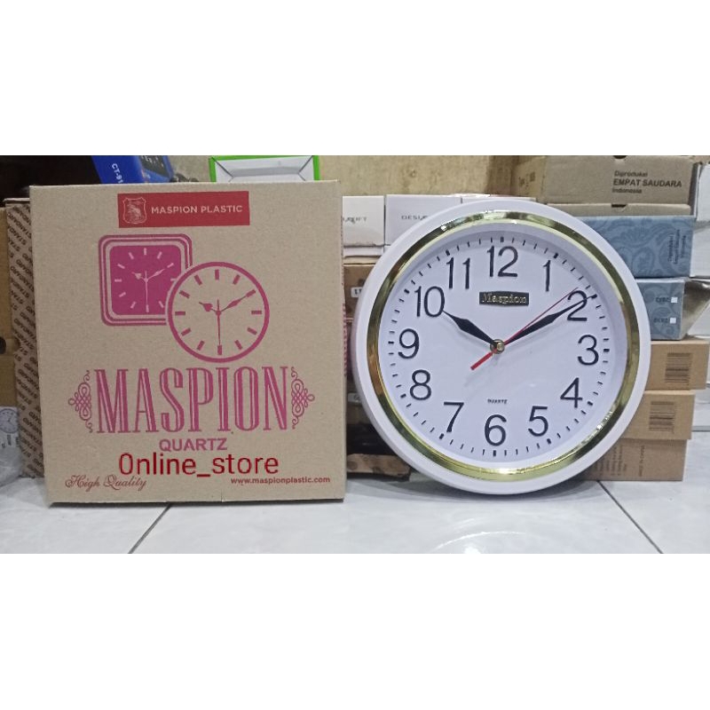 Jam dinding maspion bulat dan segi empat