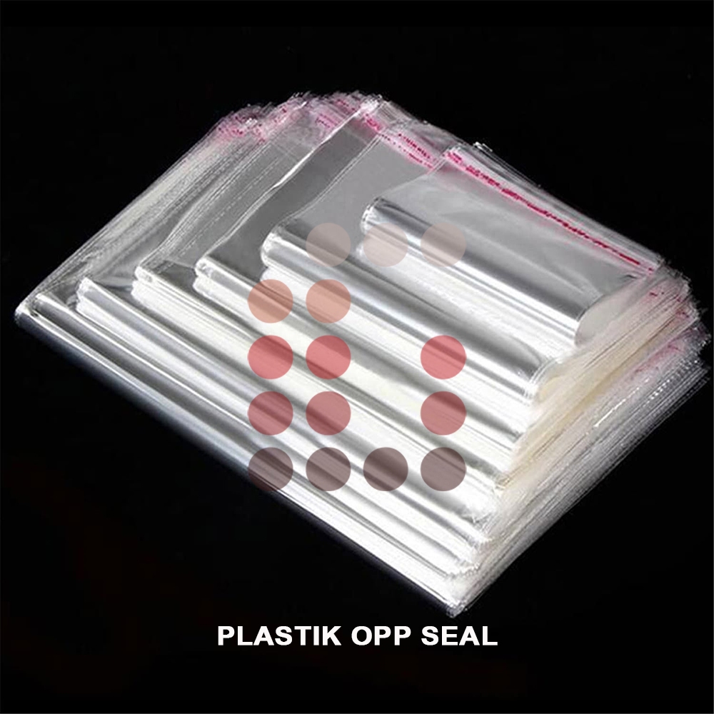 

PLASTIK OPP SEAL / PLASTIK BAJU / PLASTIK UNDANGAN 28x35+3 cm TEBAL 04 ISI 100 PCS