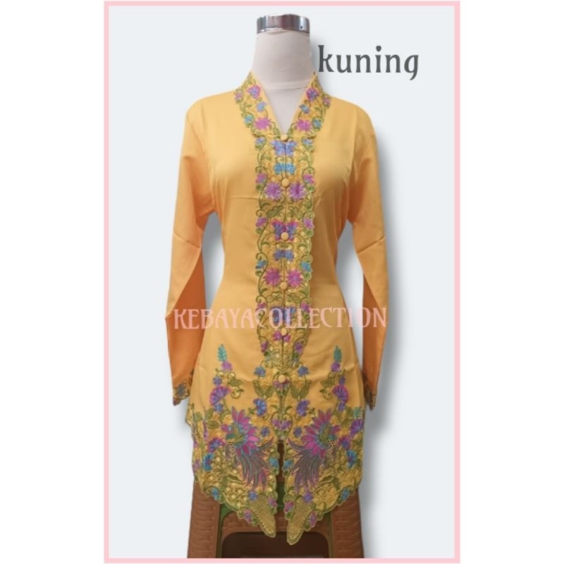 Atasan Kebaya Wanita Lengan Panjang Baju Kondangan Ibu Ibu Kekinian