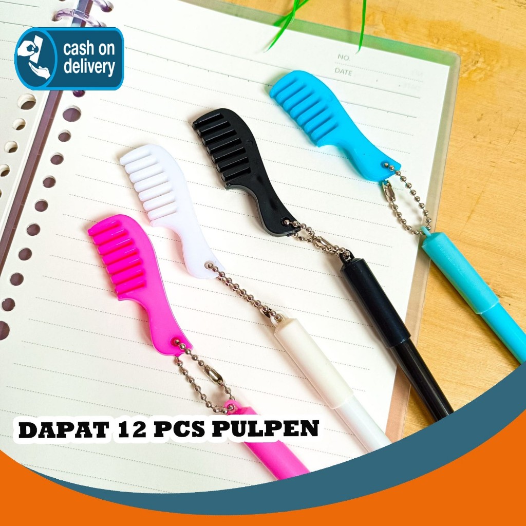 

SELUSIN (12 PCS) PULPEN GANTUNGAN SISIR KARAKTER MANDARIN BUNGA PEN PENA BOLPEN BOLPOIN LUCU ANAK ALAT TULIS KANTOR SEKOLAH MURAH TERMURAH COD