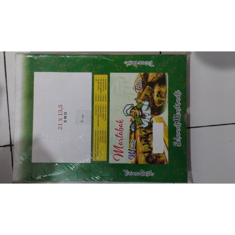 

1 PACK DUS MARTABAK (21x13.5) isi 100 Pcs
