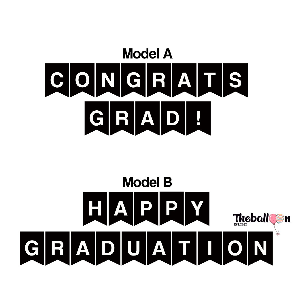 Banner Graduation / Banner Wisuda / Bunting Flag Graduation