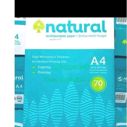

kertas A4 70Gr NATURAL